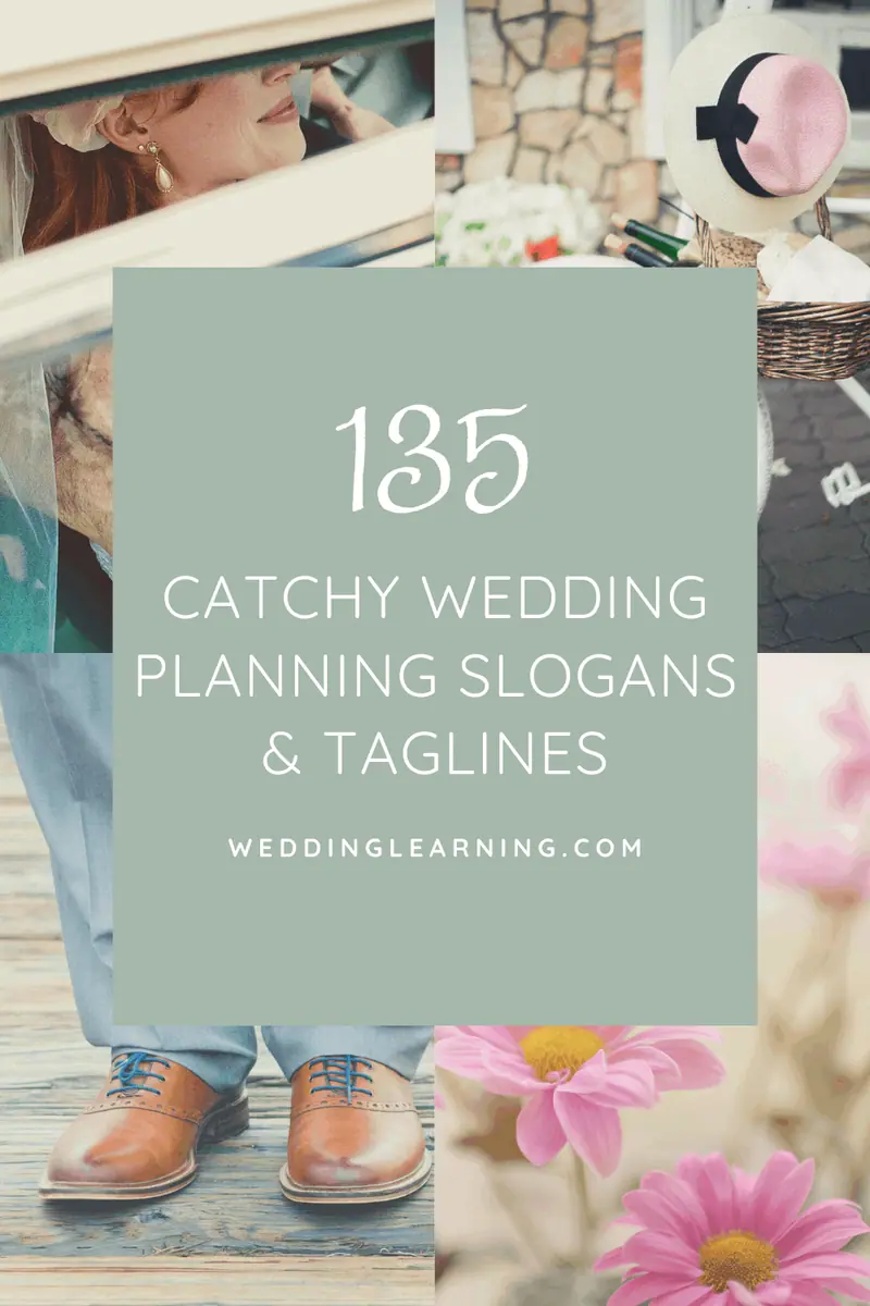 Super Catchy Wedding Planner Taglines and Business Slogans