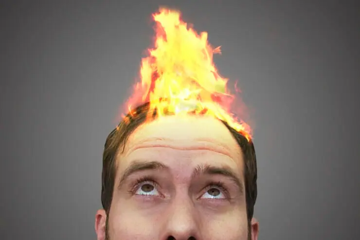 Why do I keep smelling burnt hair in my house?